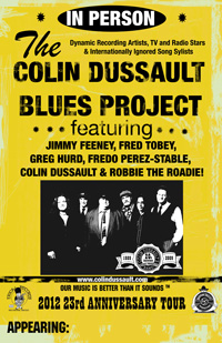 Colin Dussault Blues Project Band Promo Poster